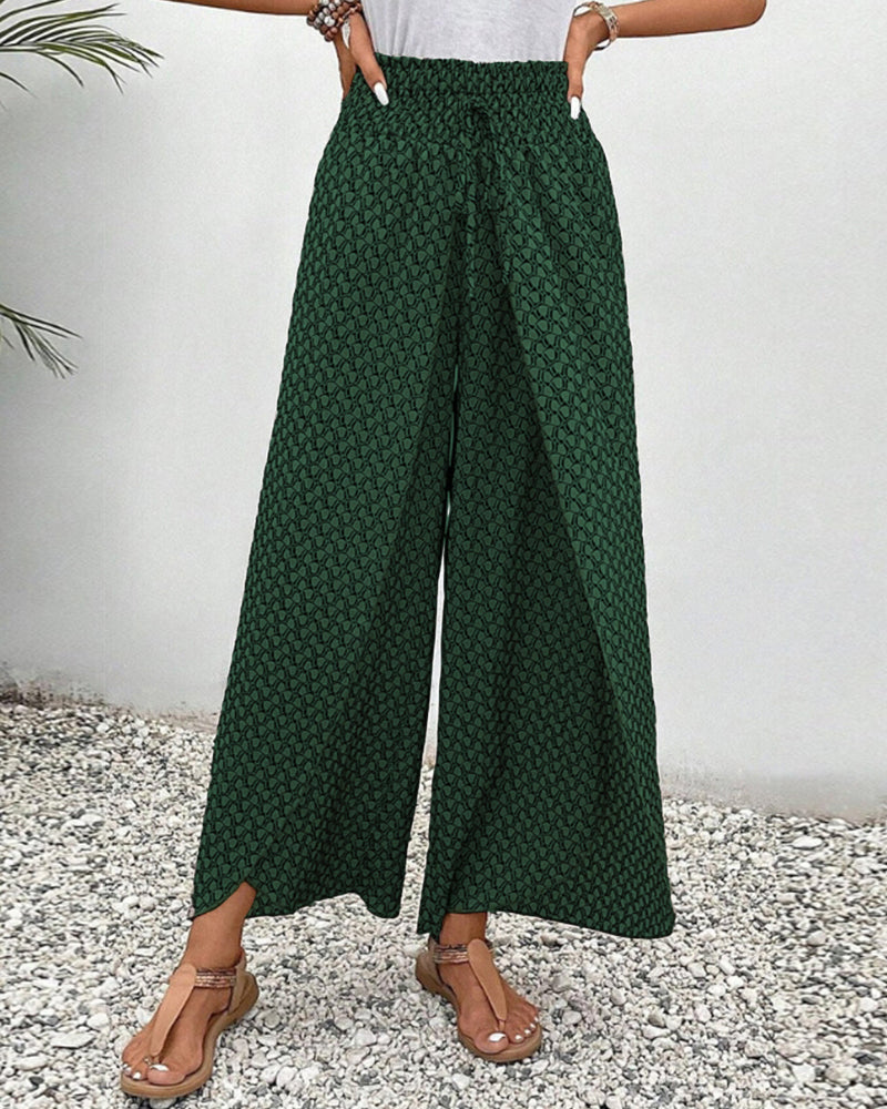 GR | Damenhose mit geometrischem Druck