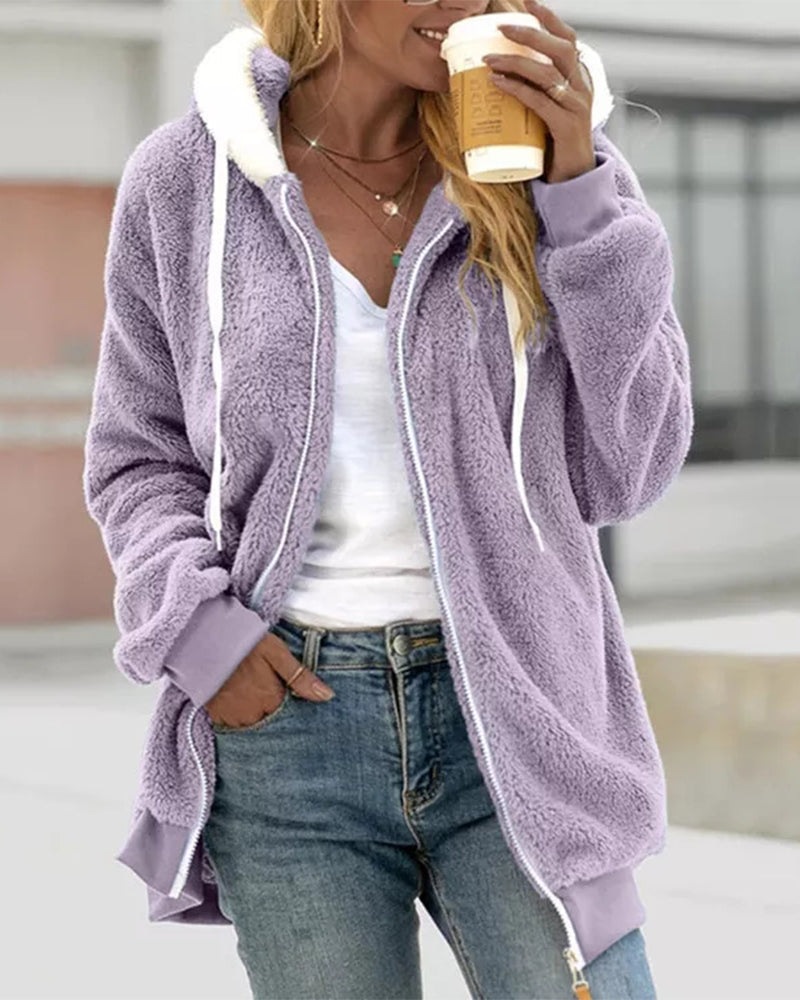 GR | Hooded jacket with zipper