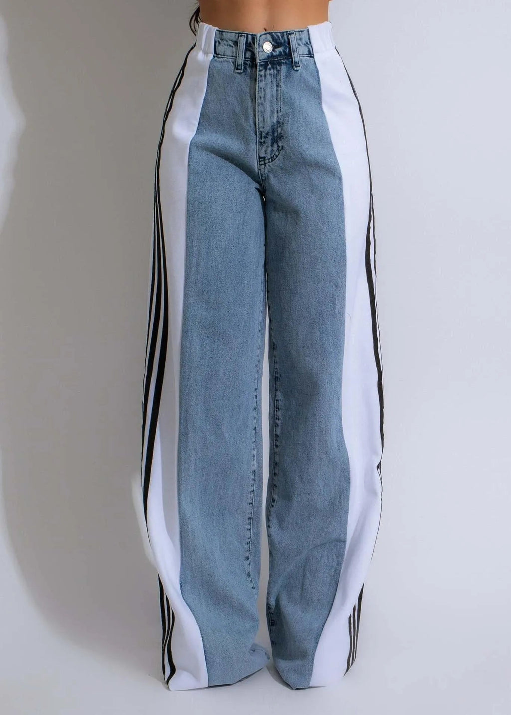 GR | Wide-leg denim trousers