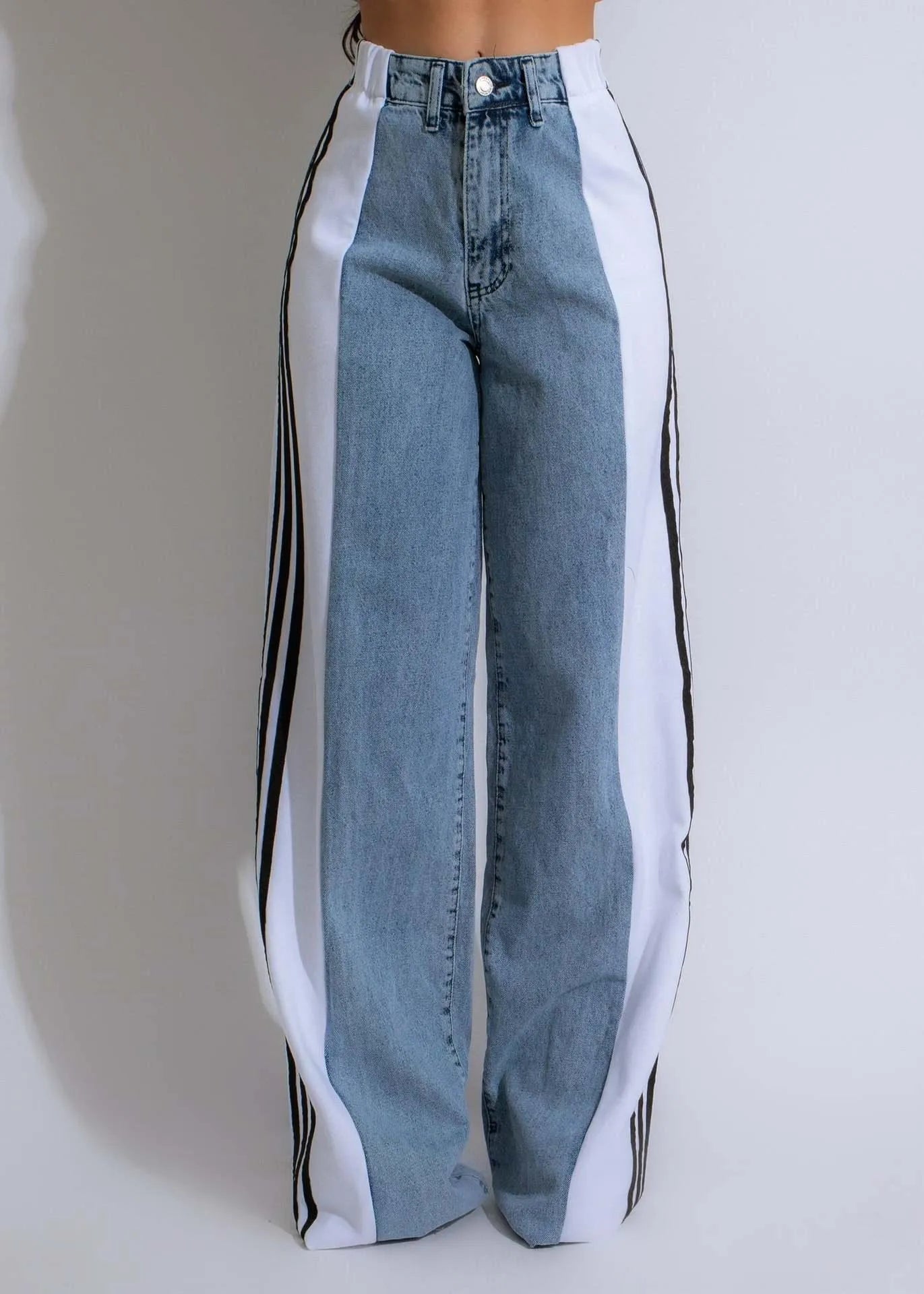 GR | Wide-leg denim trousers