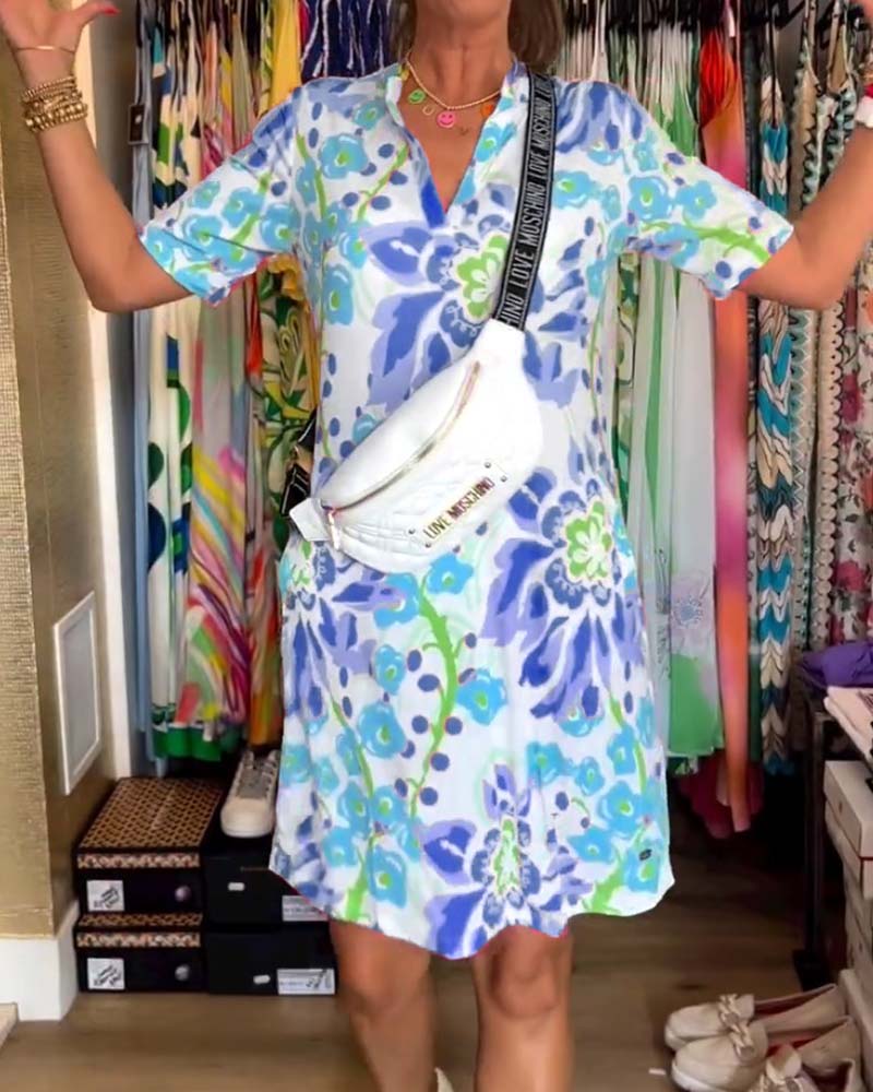 GR | Women's Floral Pattern Dress 