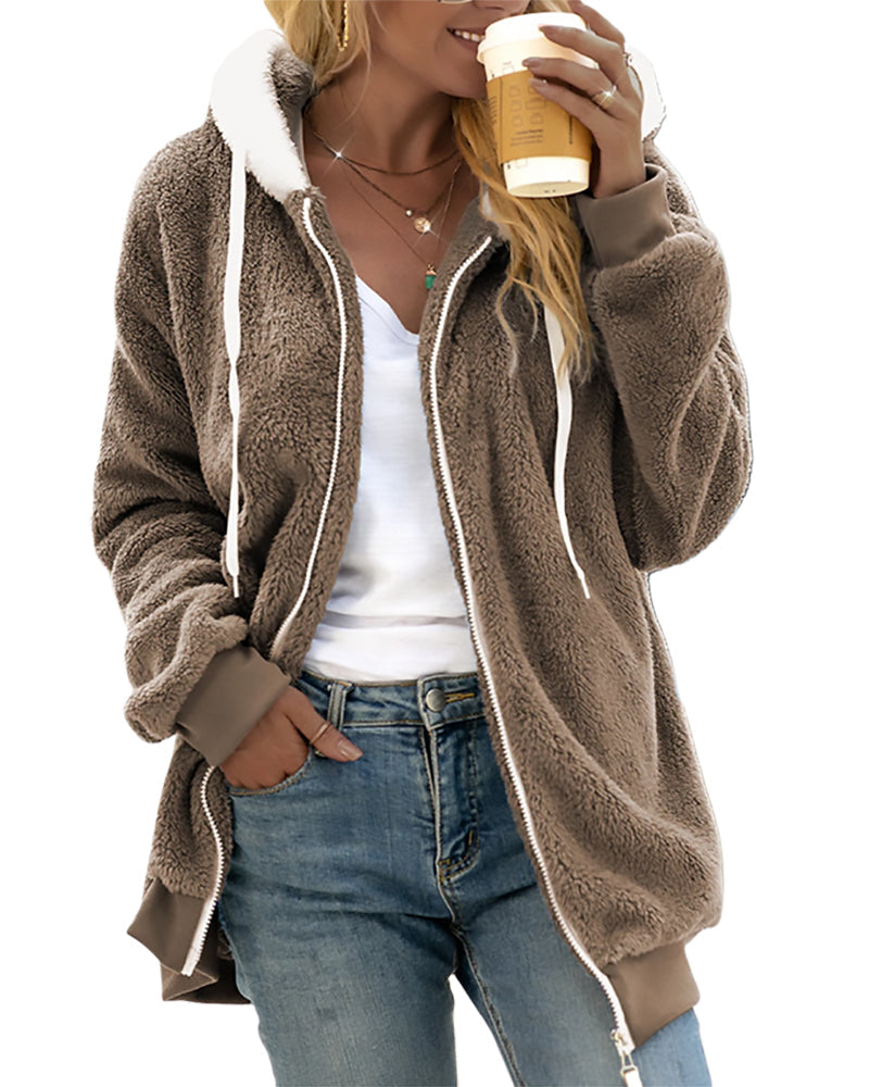 GR | Hooded jacket with zipper