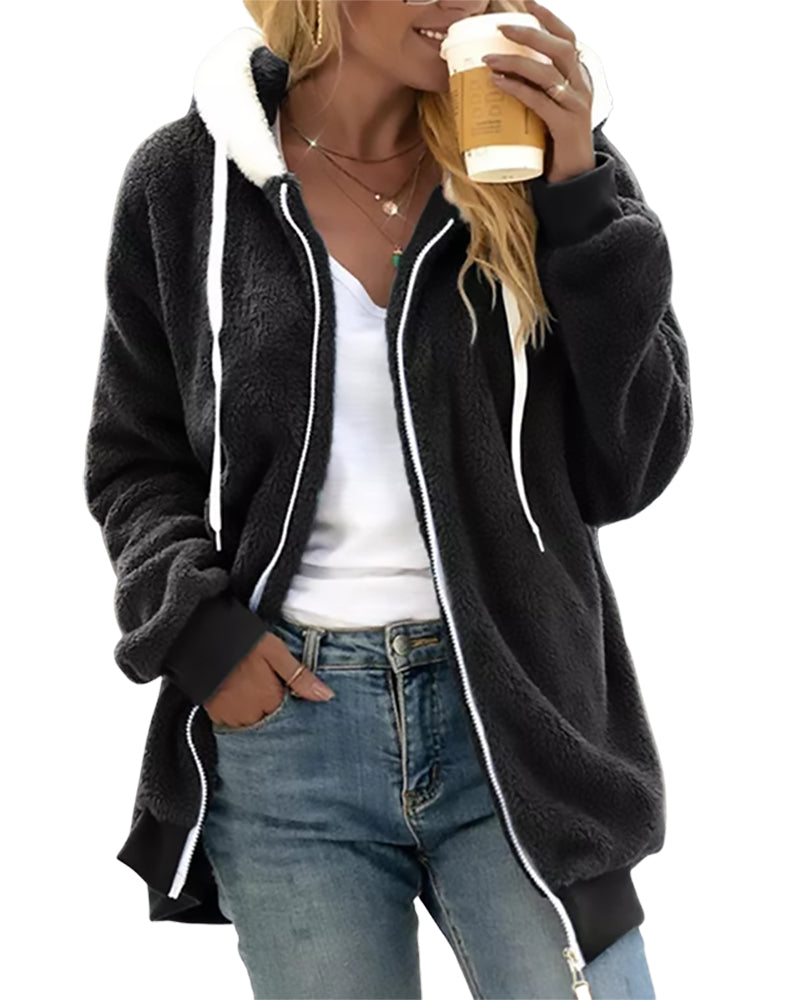 GR | Hooded jacket with zipper