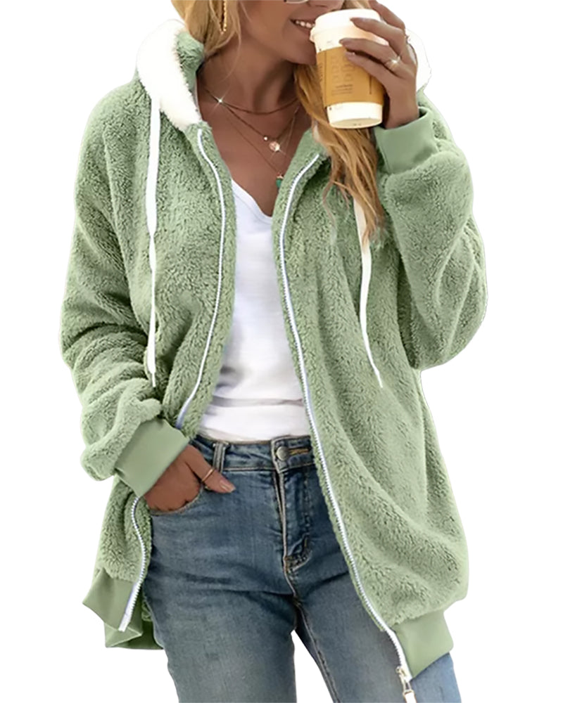 GR | Hooded jacket with zipper
