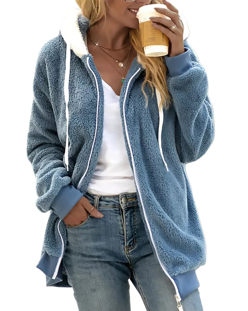 GR | Hooded jacket with zipper