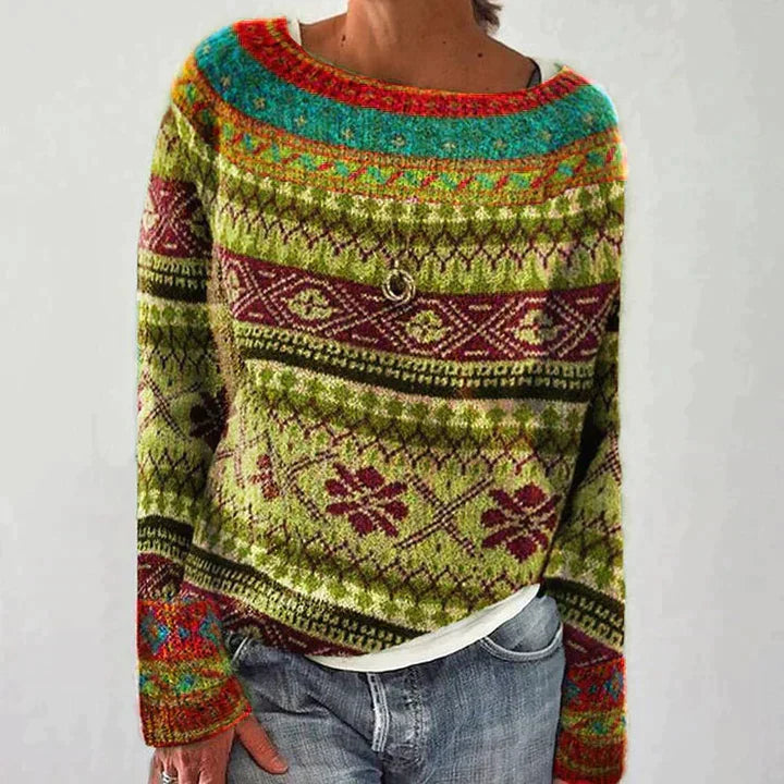 GR | Sweater with Unique Print