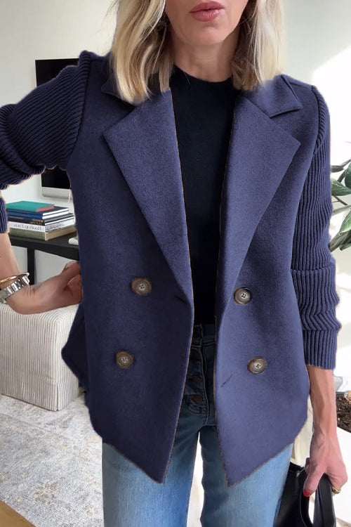 GR | Elegant blazer with contrasting sleeves
