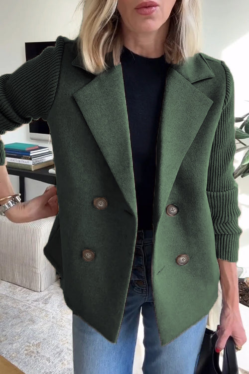 GR | Elegant blazer with contrasting sleeves