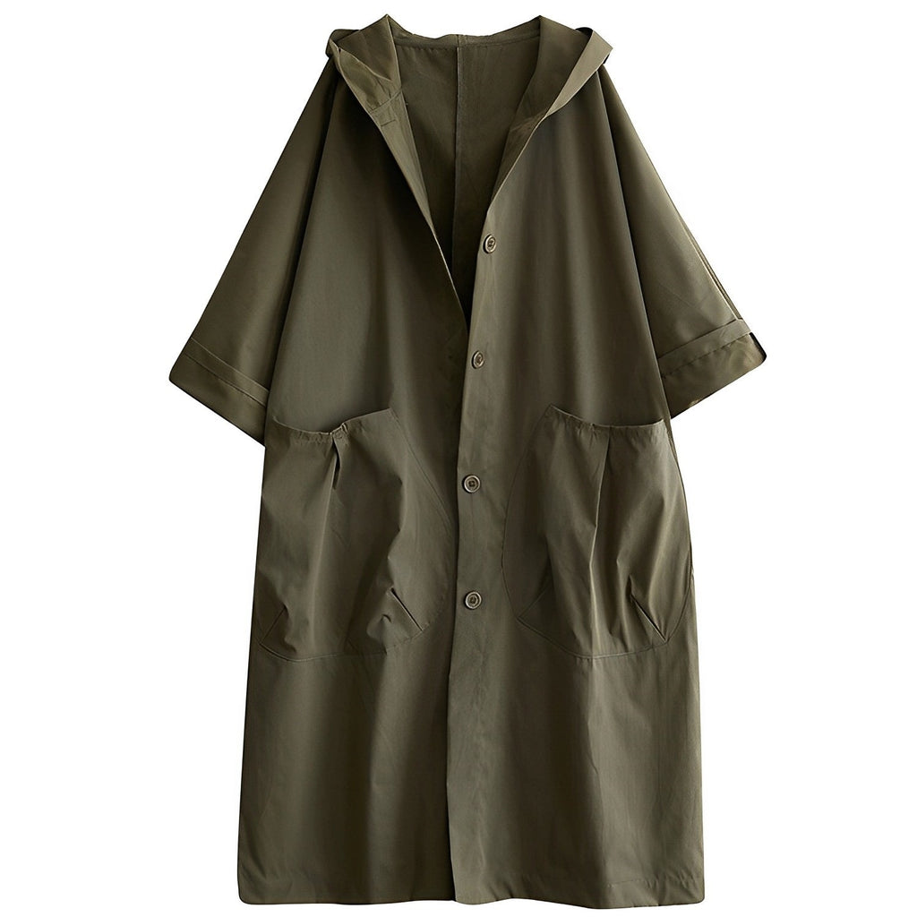GR | Oversized Windbreaker with Pockets