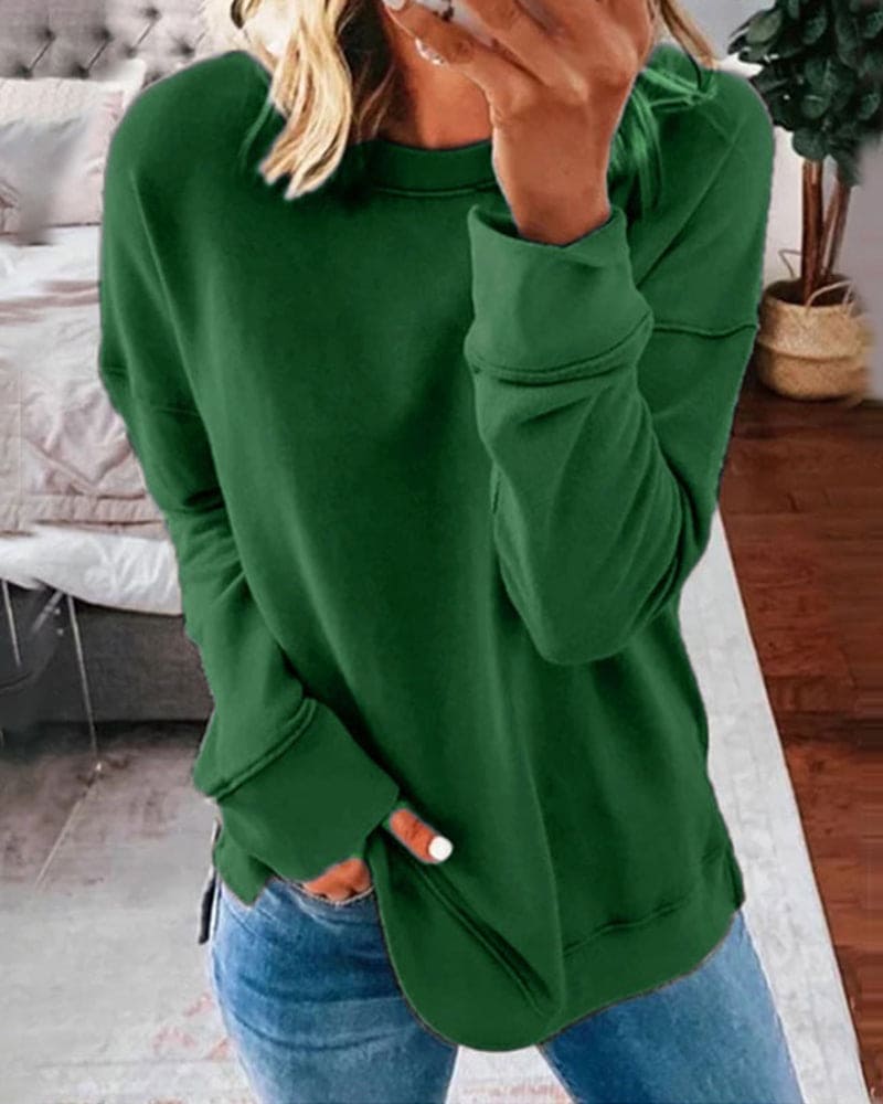 GR | Solid Color Women's Sweatshirt