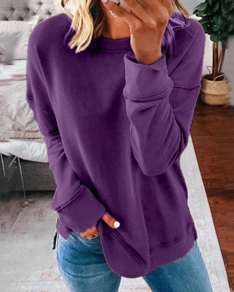 GR | Solid Color Women's Sweatshirt