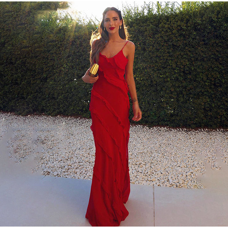 Luisella | Elegant Dress with Ruffles