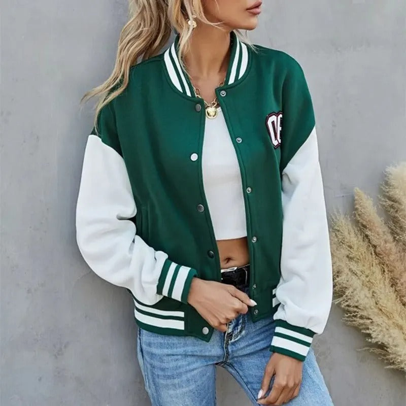 GR | Stylish bomber jacket with zipper