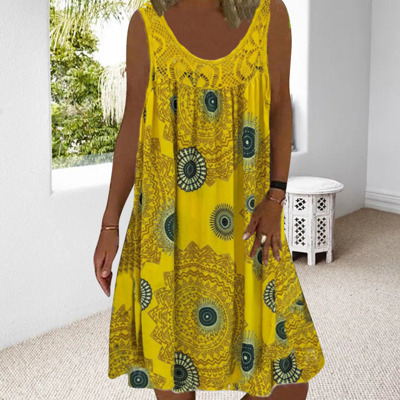 GR | Sleeveless Plus Size Summer Dress
