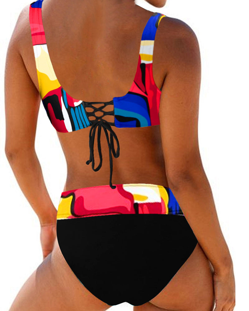 GR | Colorful Bikini Swimsuit