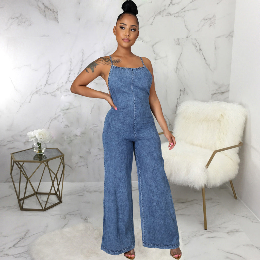 GR Denim Overall | Trendy denim-look overall for women