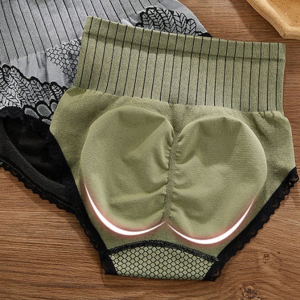 GR | High-waisted underwear with padding