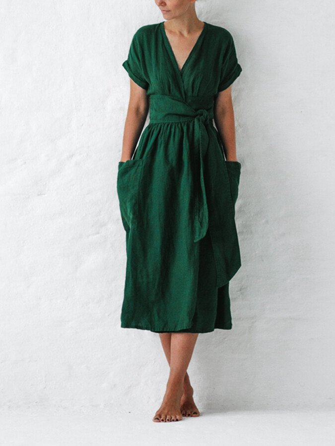 GR | Flowing linen dress