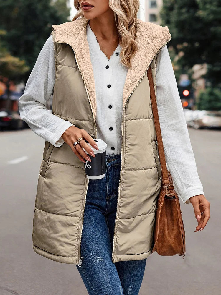GR | Jamia Reversible Hooded Vest