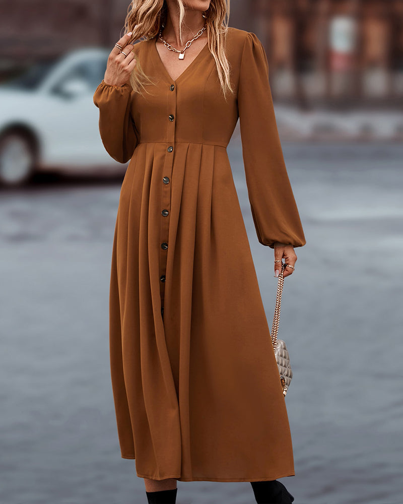 Noa™ - Elegant Autumn Dress 