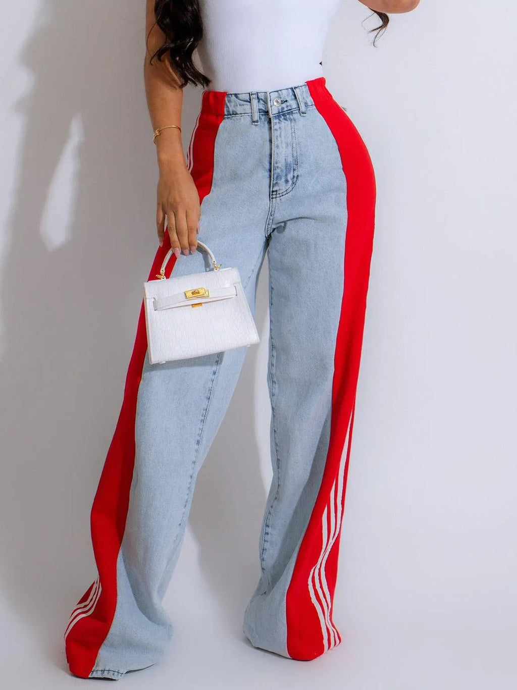 GR | Wide-leg denim trousers