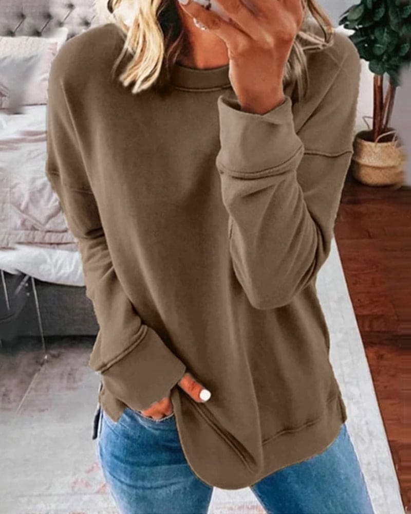 GR | Solid Color Women's Sweatshirt