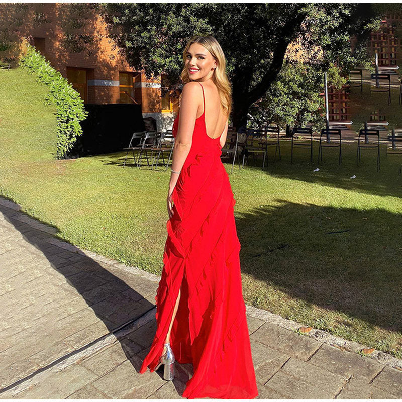 Luisella | Elegant Dress with Ruffles
