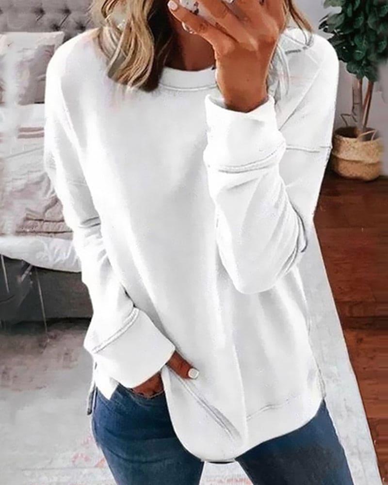 GR | Solid Color Women's Sweatshirt