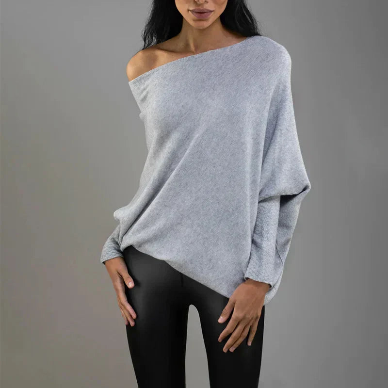GR | Luxury Open Neck Pullover Sweater