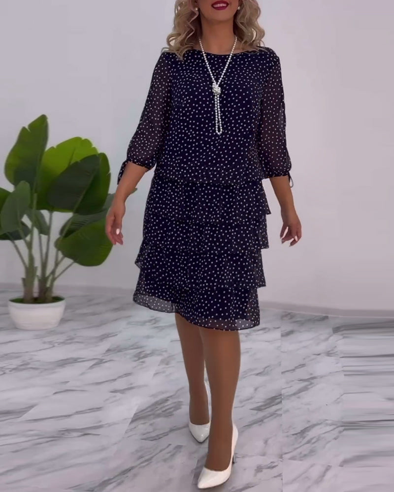 GR | Stilvolles Herbstkleid Mit Eleganz