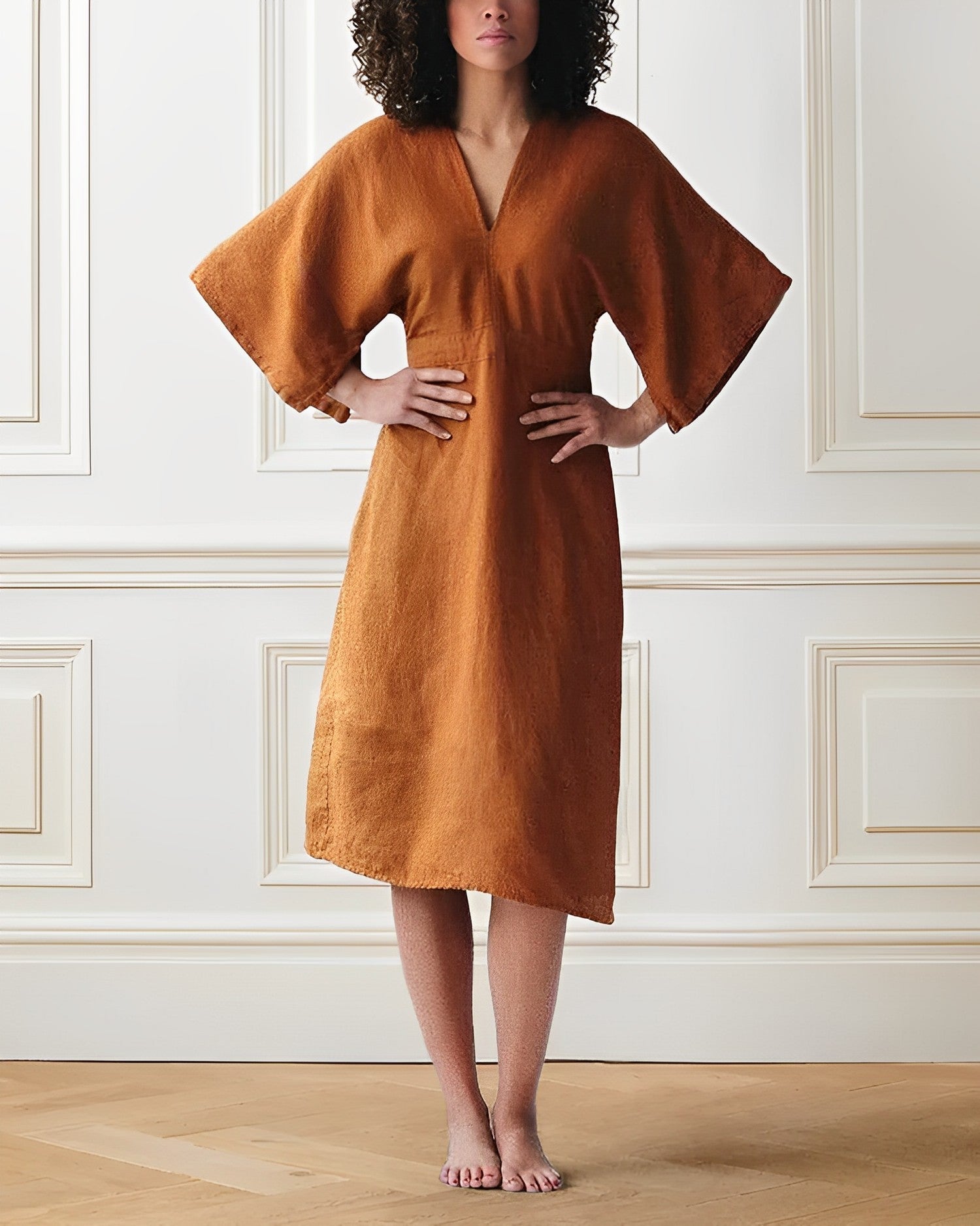 GR | Elegant linen dress