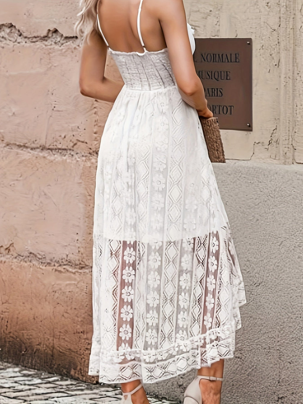 GR | V-neck maxi dress for women