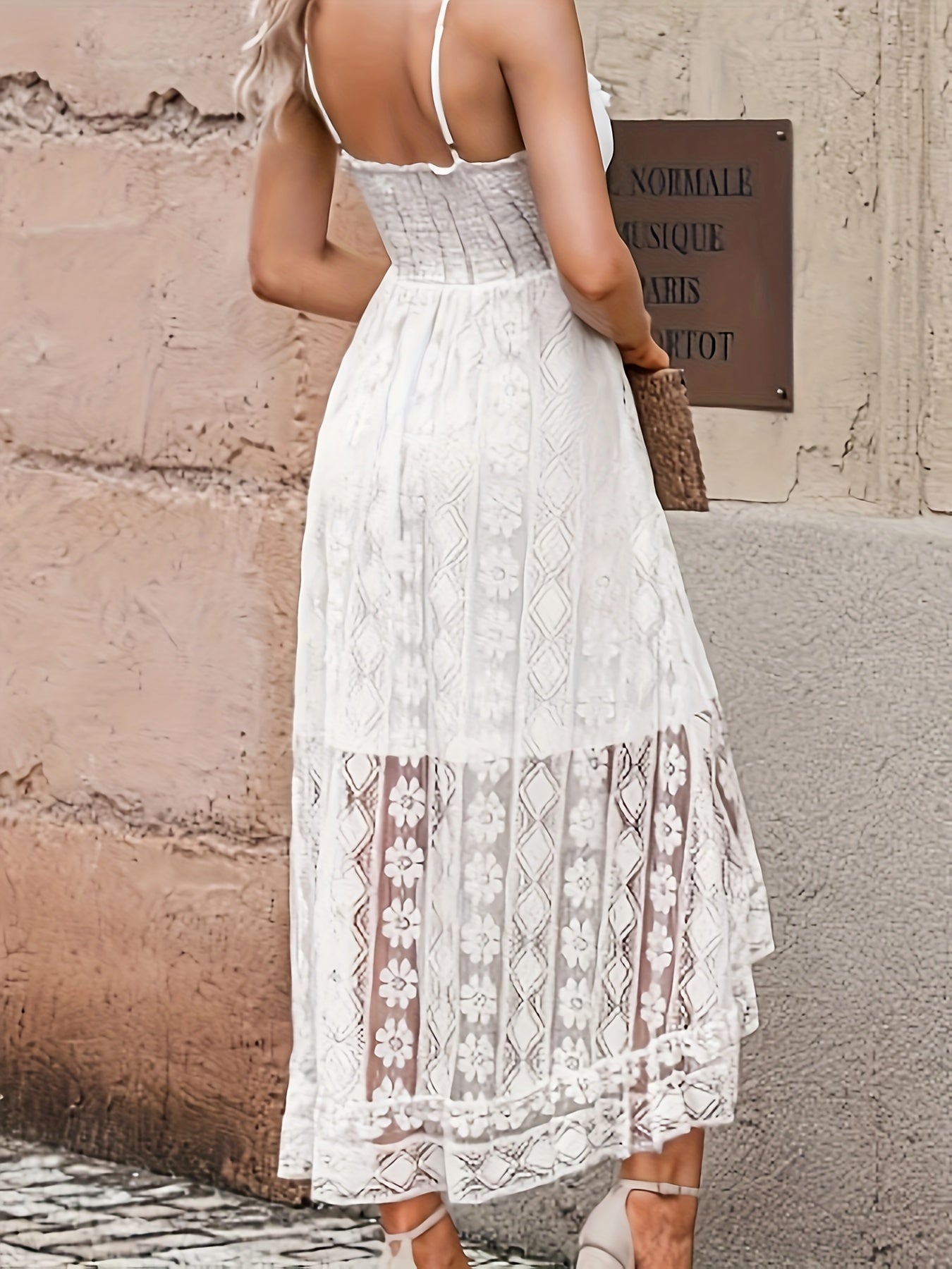 GR | V-neck maxi dress for women