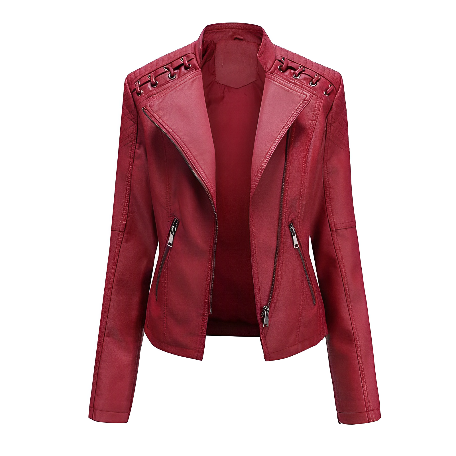 GR Allrounder: The ElegantAura leather jacket