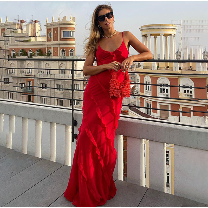 Luisella | Elegant Dress with Ruffles