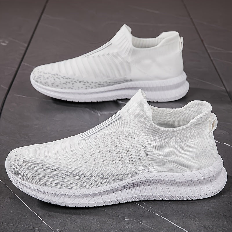 GR | Breathable slip-on sneakers with knit upper