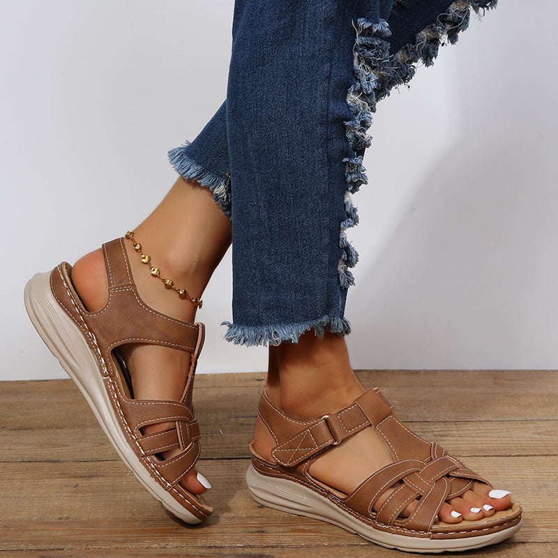 GR | Orthopedic women's Velcro sandals 