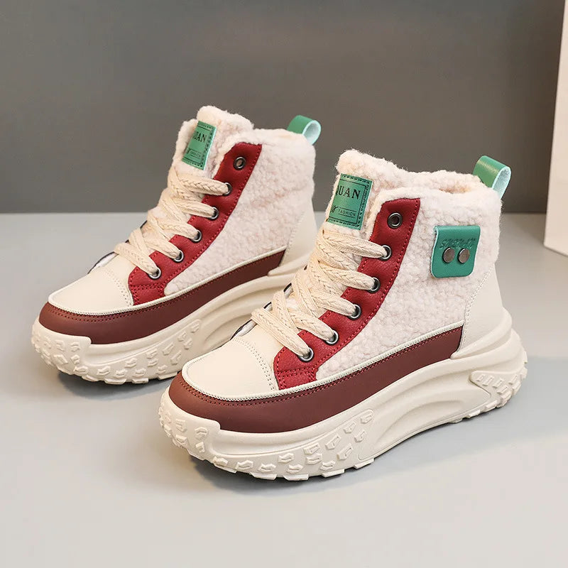 GR | Waterproof Plush Ankle Boots