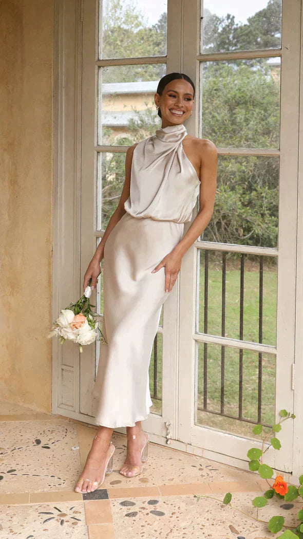 GR | Elegant satin dress