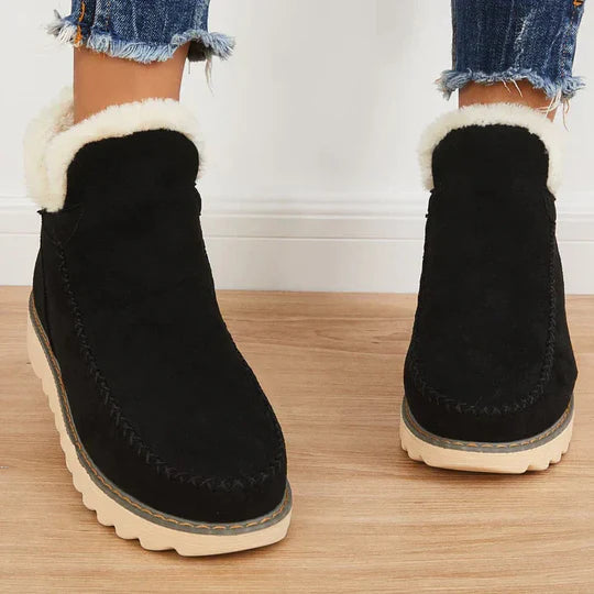 GR | Comfortable ankle boots with fur lining for women