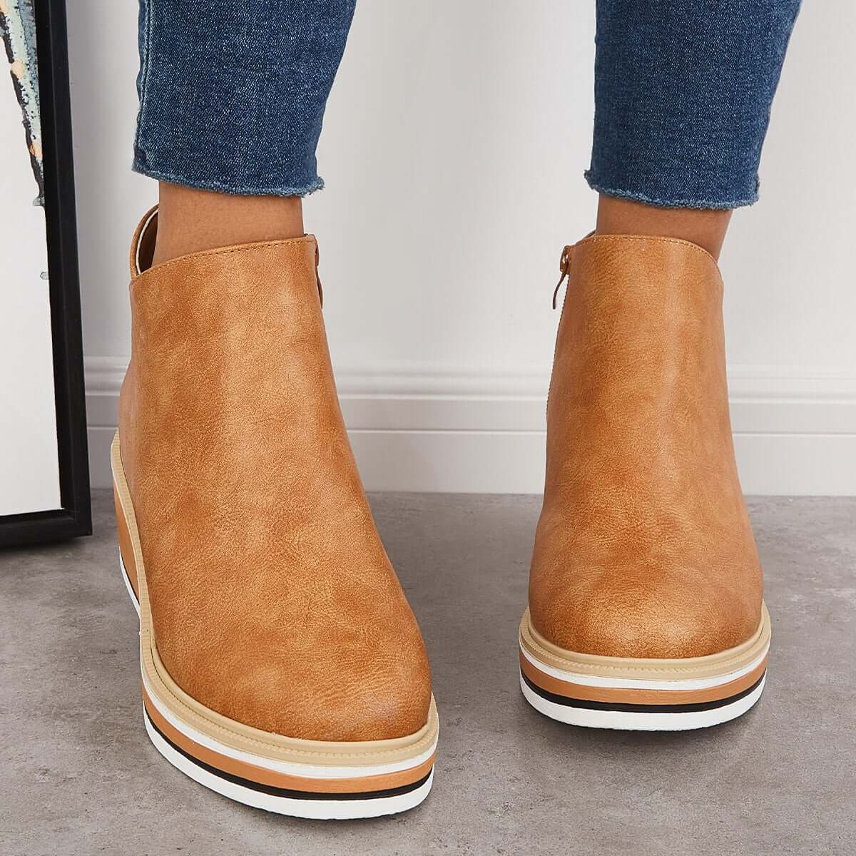 GR | Stylish Autumn Orthopedic Ankle Boots for Women 
