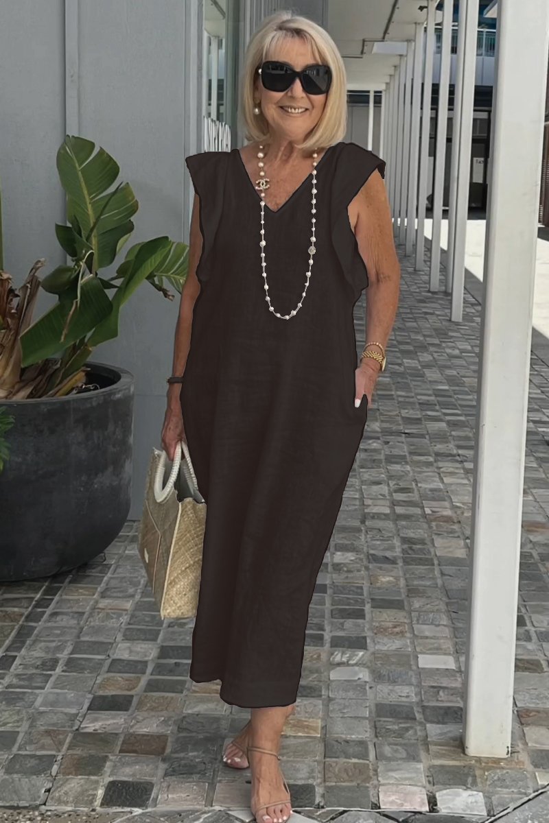 GR | Casual dress made of cotton and linen