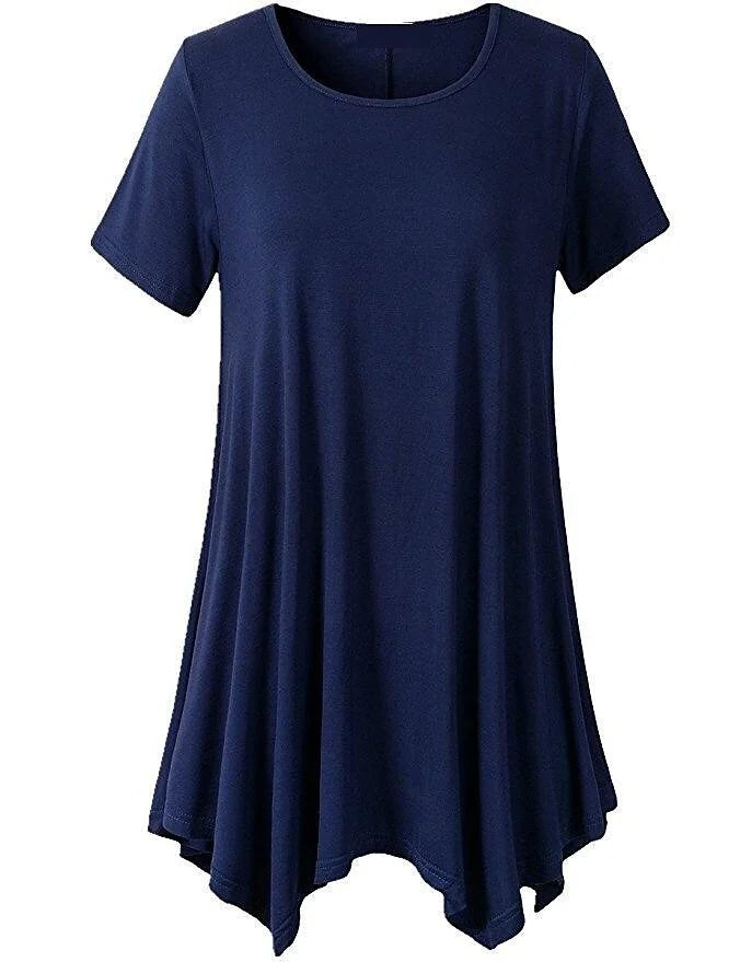 GR | Summery loose fit T-shirt with short sleeves