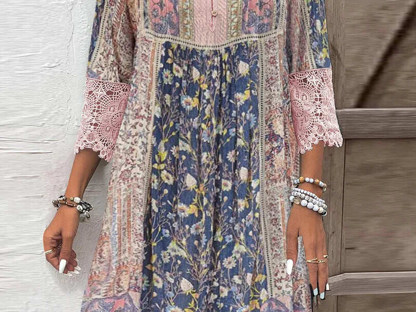 GR | Luftiges Boho Kleid Mit Femininer Note