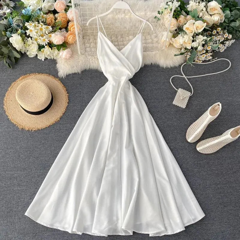 GR | Goddess Ankle Binding Taille Kleid