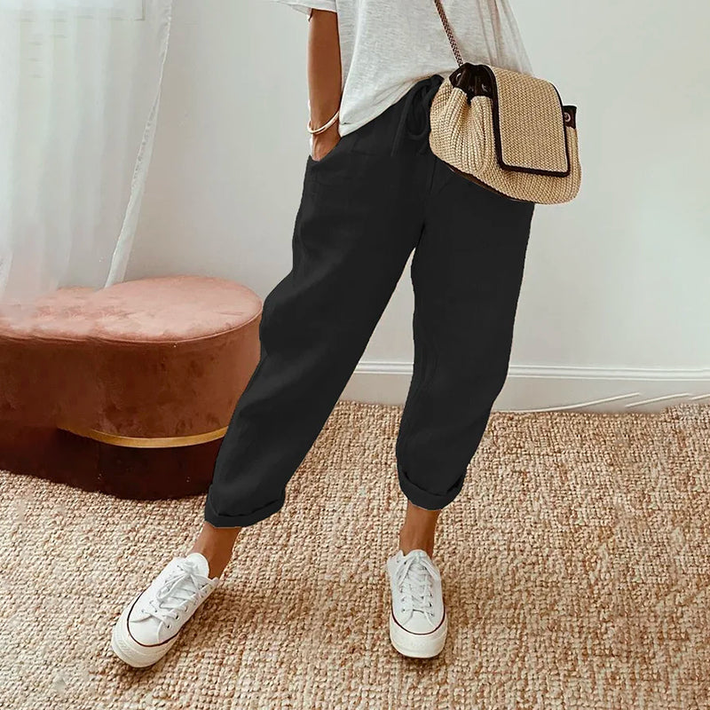 GR – Lässige einfarbige Hose