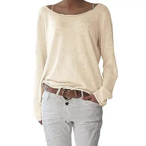 GR | locker gestricktes Damen Langarmshirt
