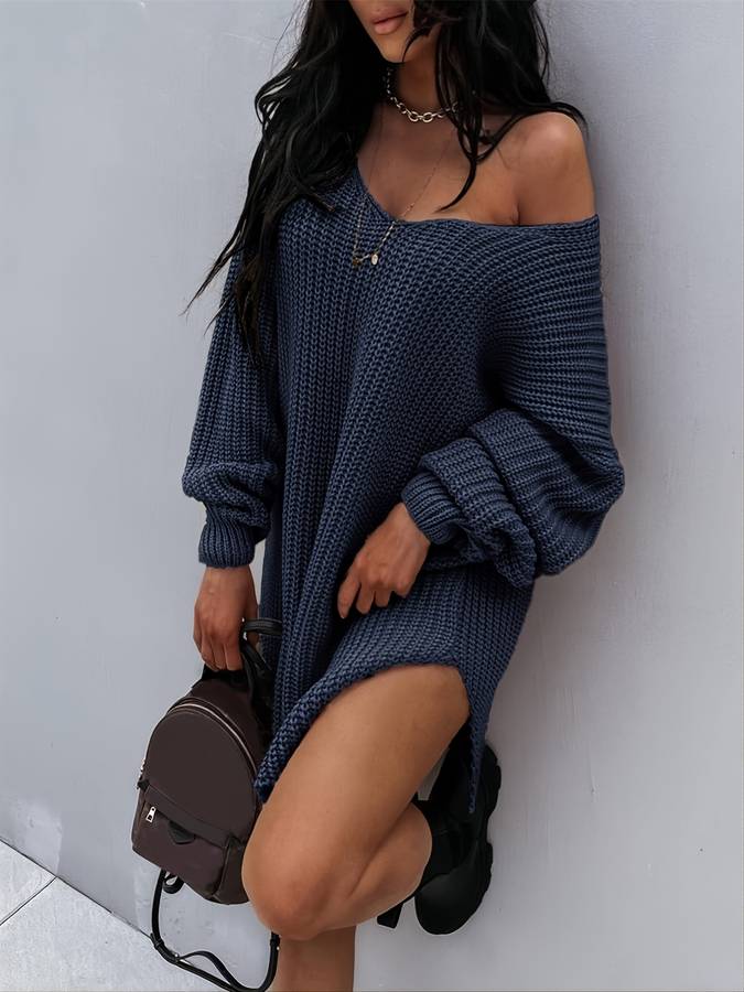 GR  - Übergroßes Strickkleid