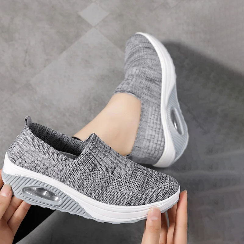 GR | Breathable Slip-on Sneakers with Ergonomic Sole for Women