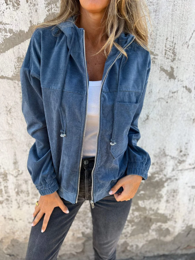 GR | Hooded jacket with zipper